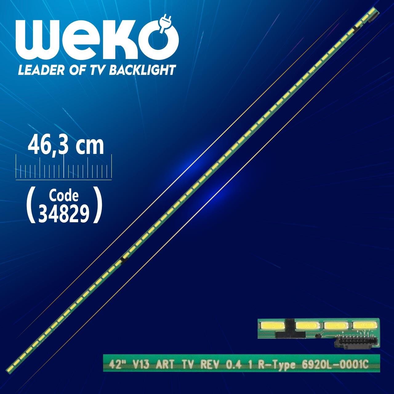 42 V13 ART TV REV 0.4 1 R-TYPE 6920L-0001C - 46.3 CM 54 LEDLİ - (WK-154)
