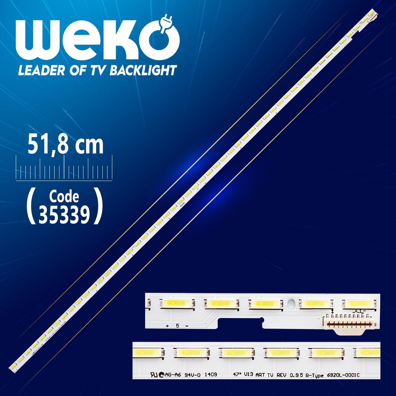 47 V13 ART TV REV 0.9 6 R-TYPE 6920L-0001C - 51.8 CM 51 LEDLİ - (WK-414)