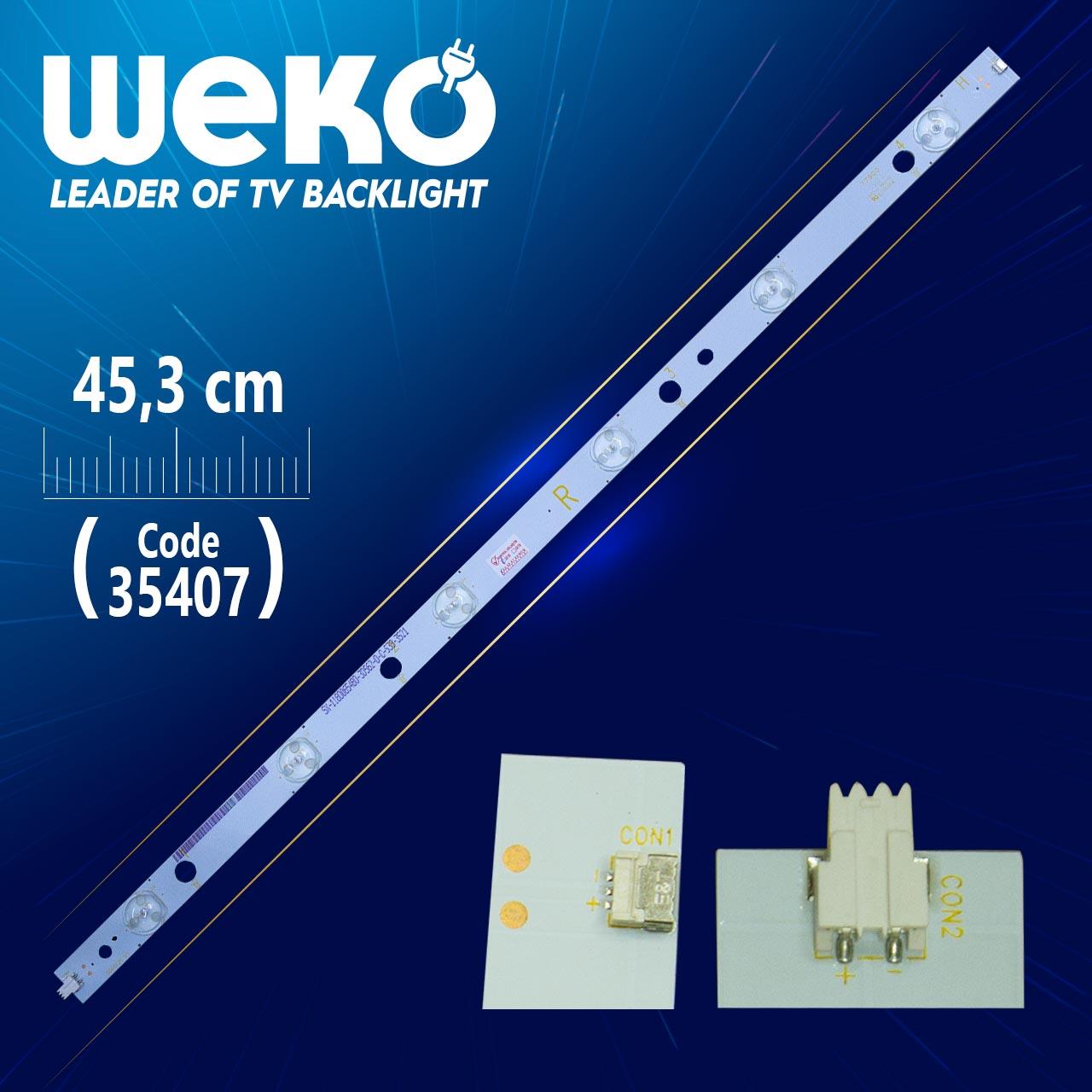 500TT26 V5 R-TYPE YX-11800743A0 - 6 LEDLİ 45.3 CM - (WK-266)
