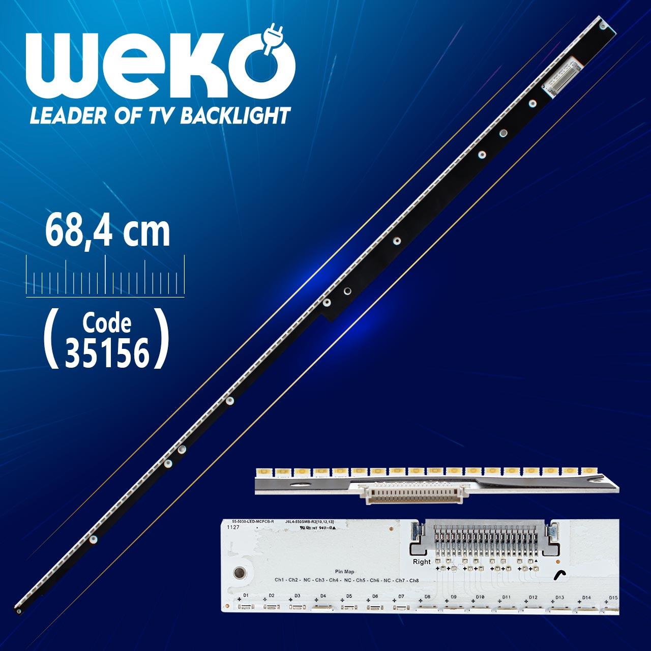 55-5030-LED-MCPCB-R- J6L4-550SMB-R2  112 LEDLİ  68.4 CM