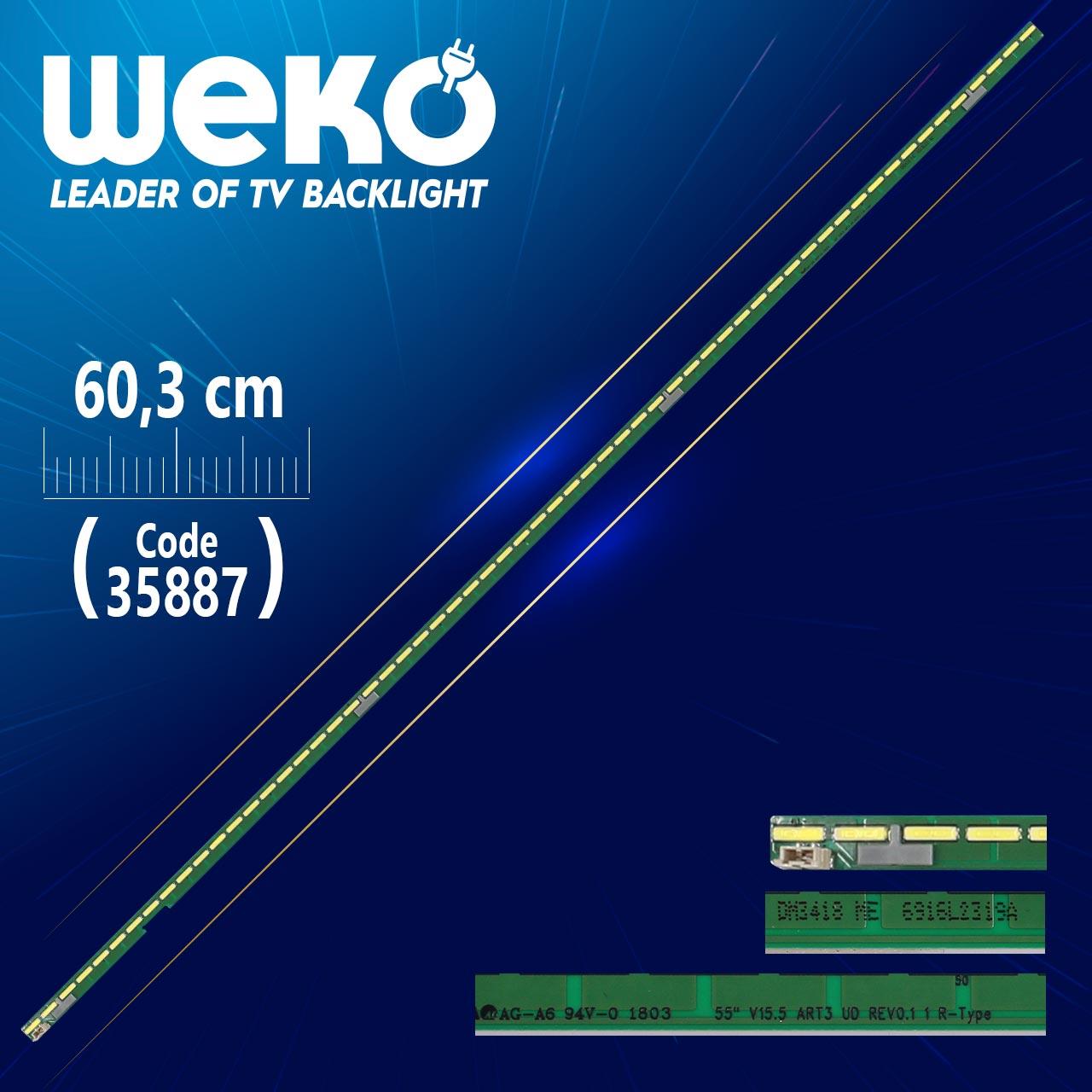 55 V15.5 ART3 UD REV0.1 1 R-TYPE - 60.3 CM 60 LEDLİ (WK-1349)