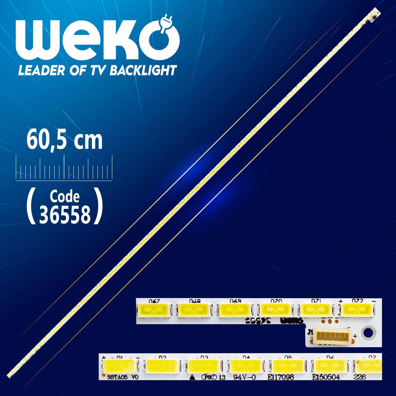55TA05 7030PKG 74.55T02.001-3-DX1 R  72 LEDLİ 60.5 CM
