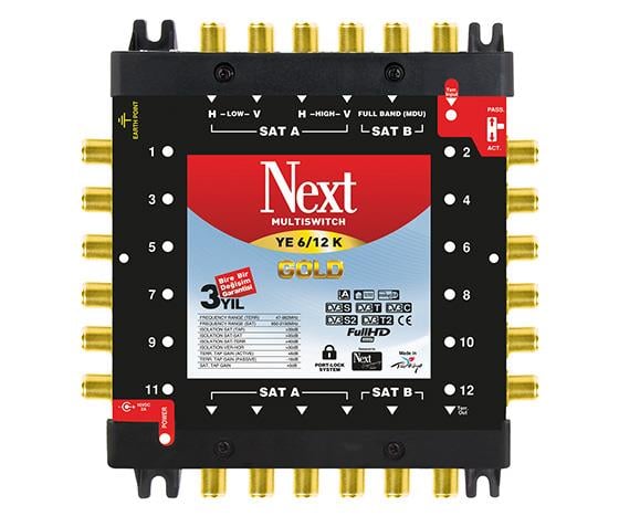 6*12 KASKATLI UYDU SANTRALİ NEXT