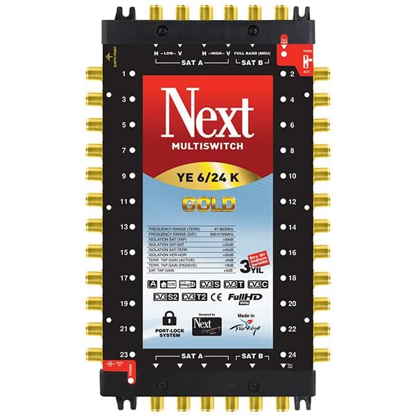 6*24 KASKATLI UYDU SANTRALİ NEXT