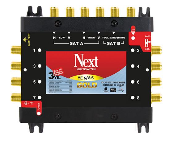 6*8 SONLU UYDU SANTRALİ NEXT