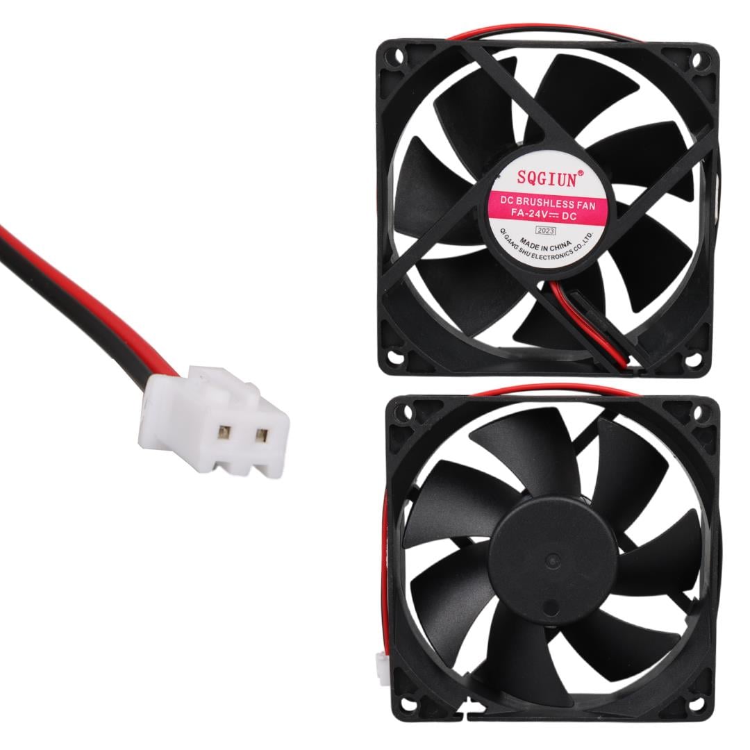 8x8 24 Volt Bilgisayar Fanı (80x80x25 Mm) Fiyatı - Merter Elektronik