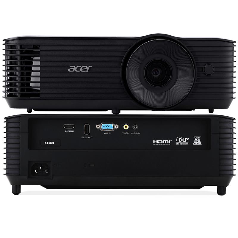 ACER X118H SVGA 800X600 3600 ANSİLÜMEN HDMI PROJEKSİYON CİHAZI