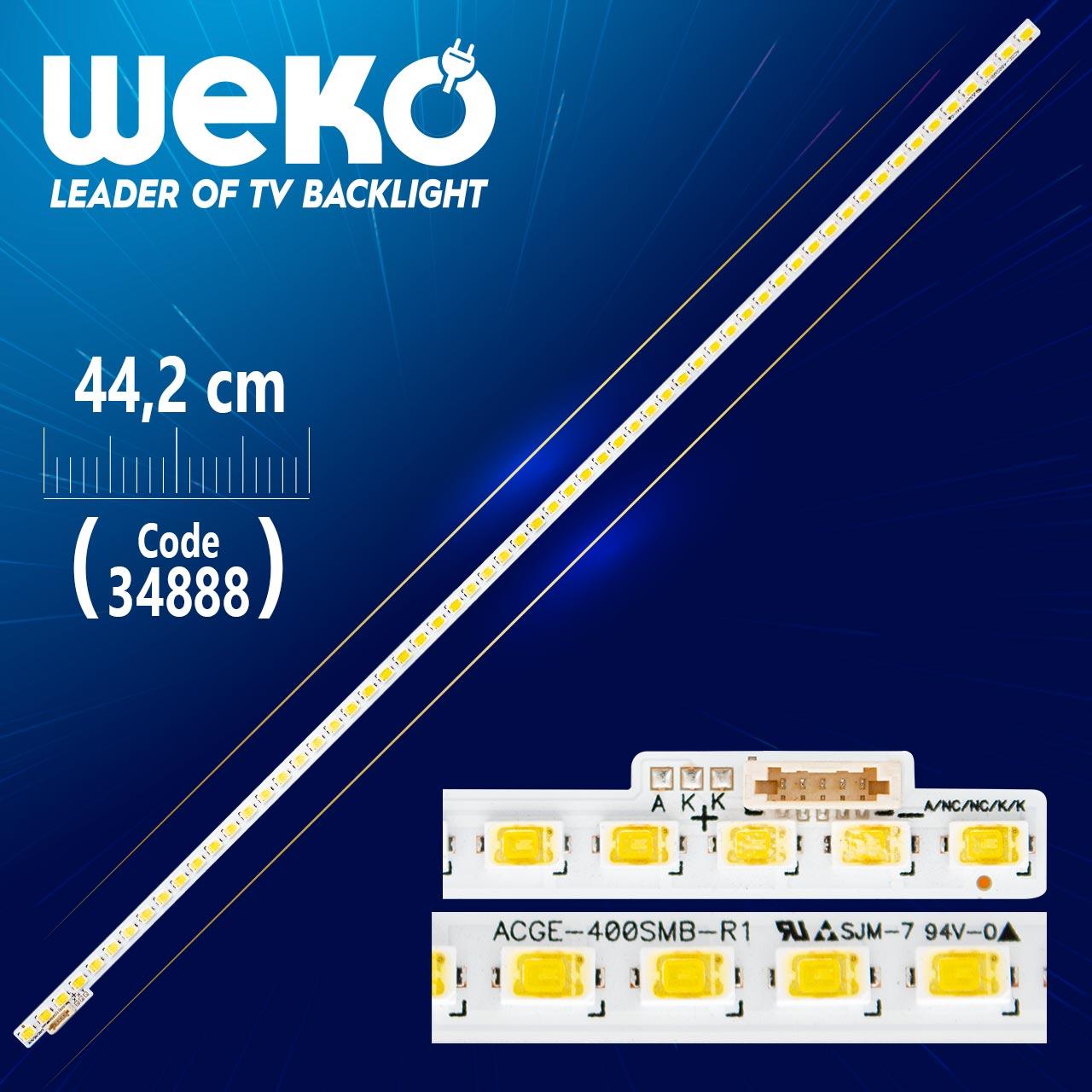 ACGE-400SMB-R1 - A/NC/NC/K/K - 44.1 CM 60 LEDLİ - (WK-733)