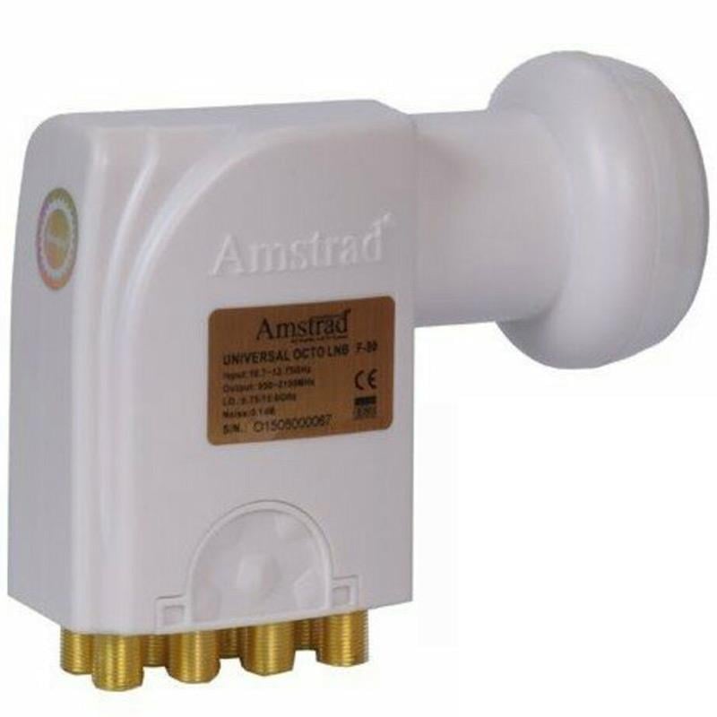 AMSTRAD F-80 ALTIN UÇLU SEKİZLİ LNB 0.1DB