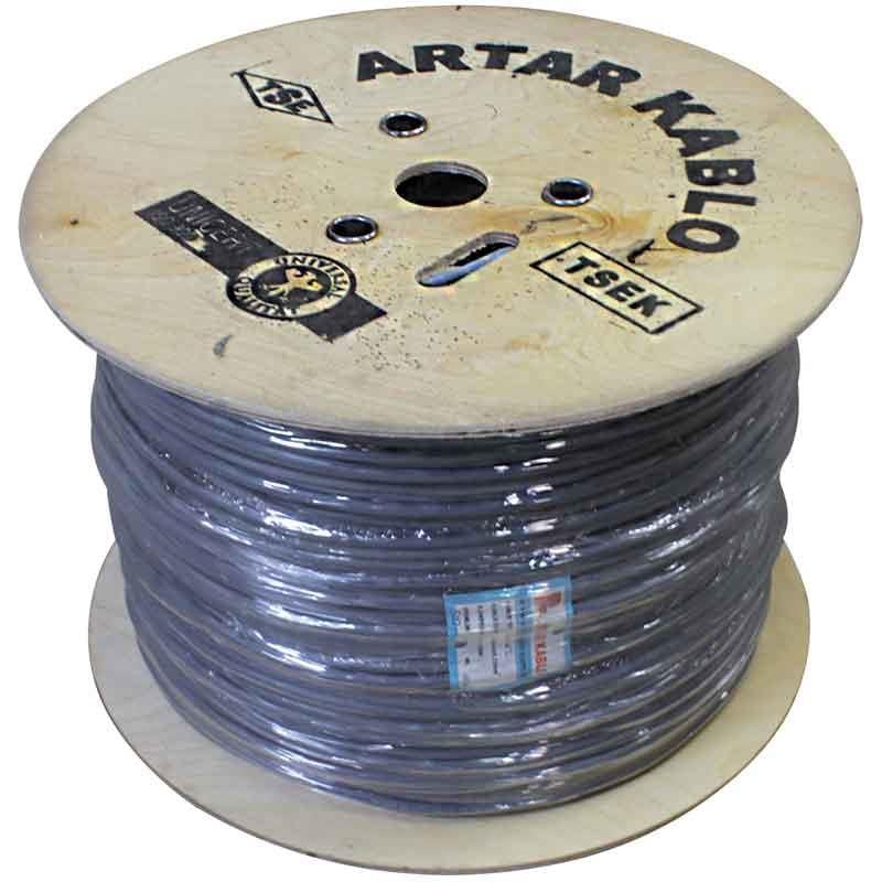 ARTAR 4+1 1 COAX+2X0.5+2X0.22 K2 VE K2PE POLYETREN KAMERA KABLOSU (500 METRE)