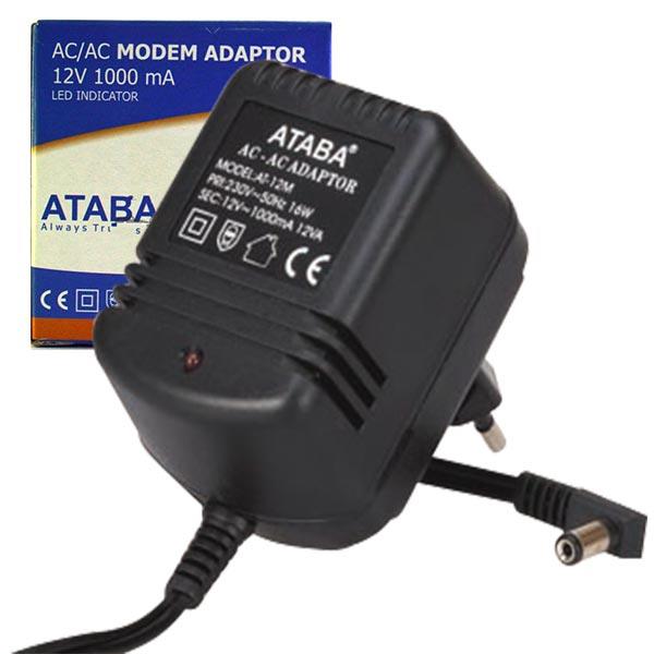 ATABA AT-12M 12 VOLT - 1 AMPER AC-DC ADAPTÖR