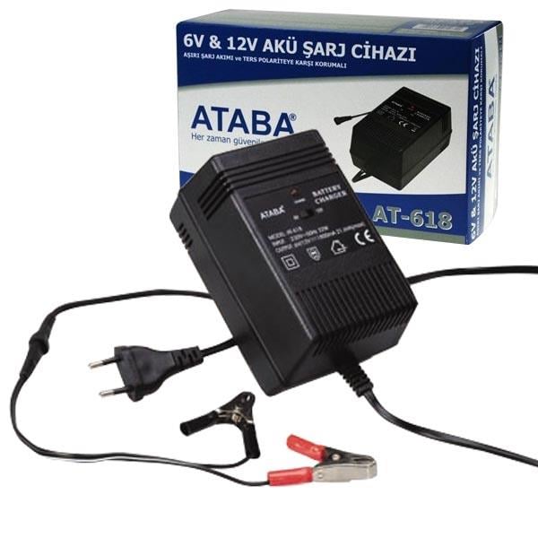 ATABA AT-618 6 VOLT - 12 VOLT - 1.8 AMPER AKÜ SARJ CİHAZI