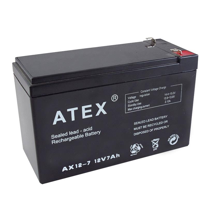 ATEX 12 VOLT - 7 AMPER AKÜ (150 X 65 X 90 MM)