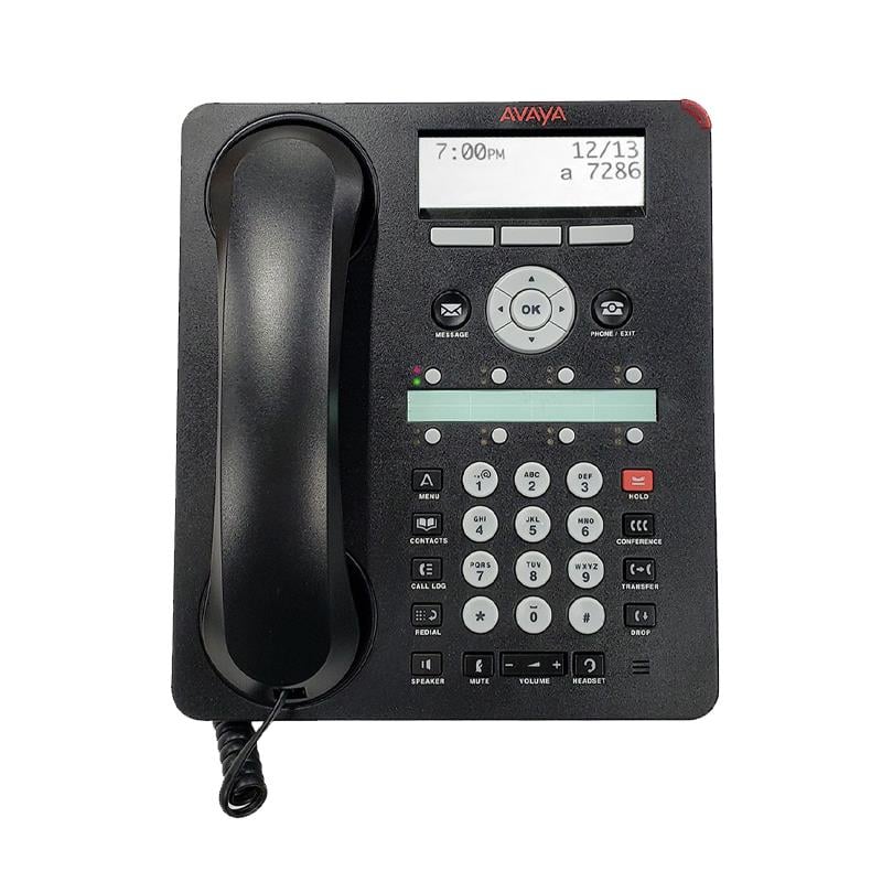 AVAYA 1408D04A-003 SİYAH 2 EKRANLI IP KABLOLU MASAÜSTÜ TELEFON