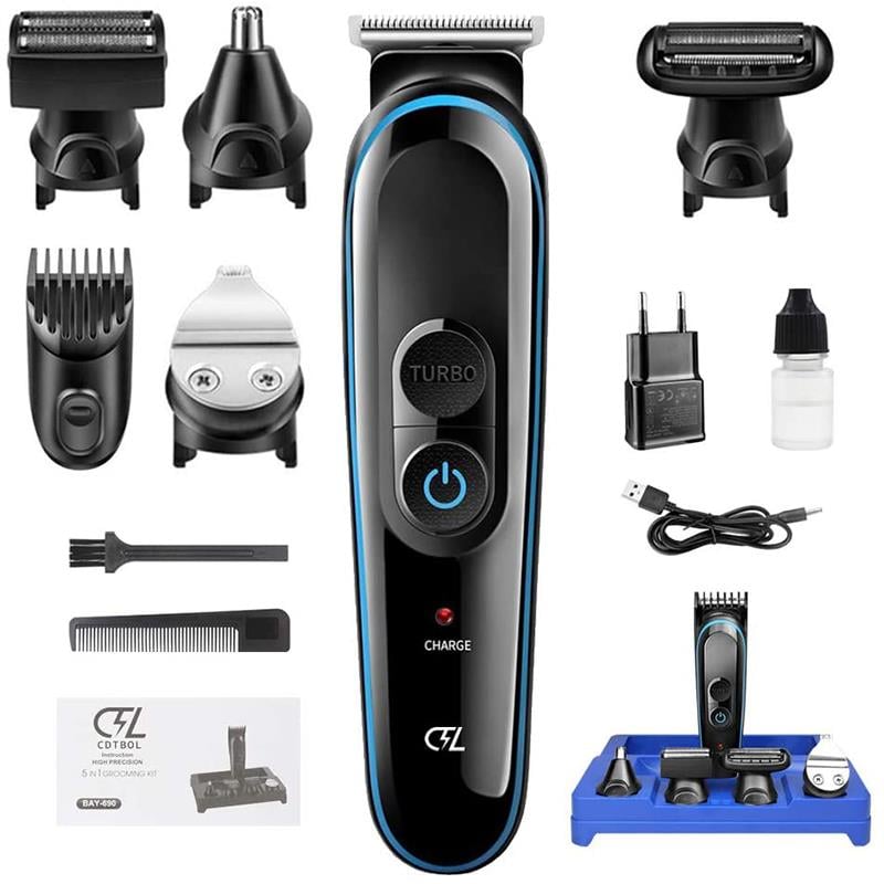 BIAOYA BAY-690 TURBO ŞARJLI KABLOSUZ 5IN1 TIRAŞ MAKİNESİ