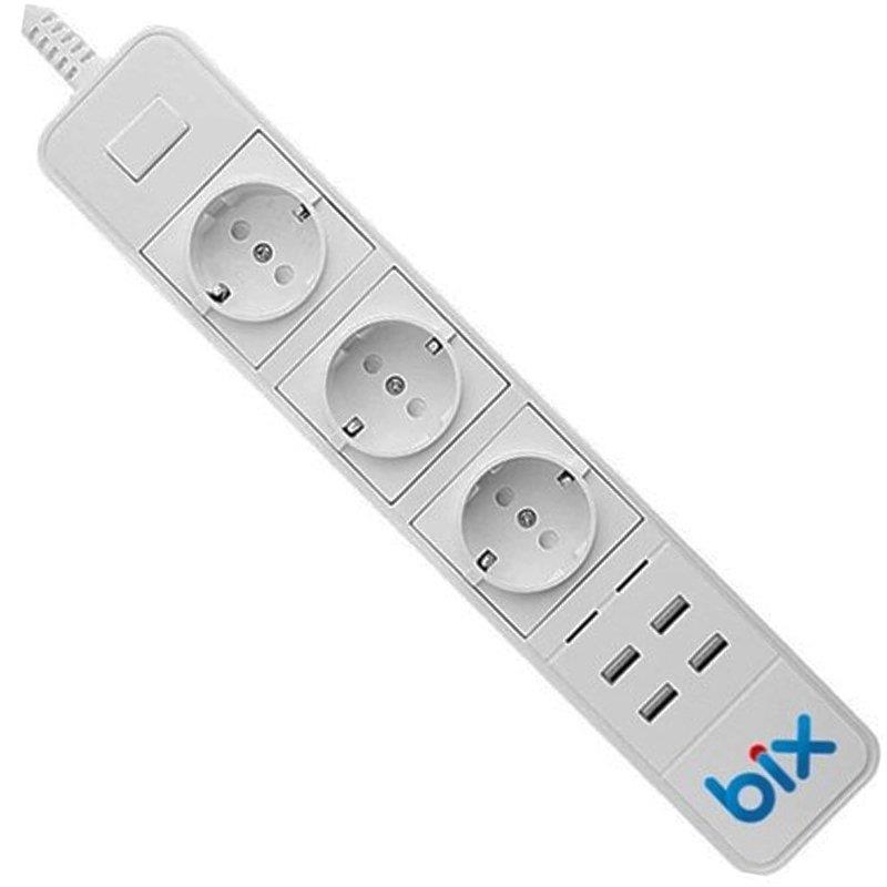 BİX BP-01 3LÜ 4 USBLİ WIFI AKILLI AKIM KORUMALI PRİZ
