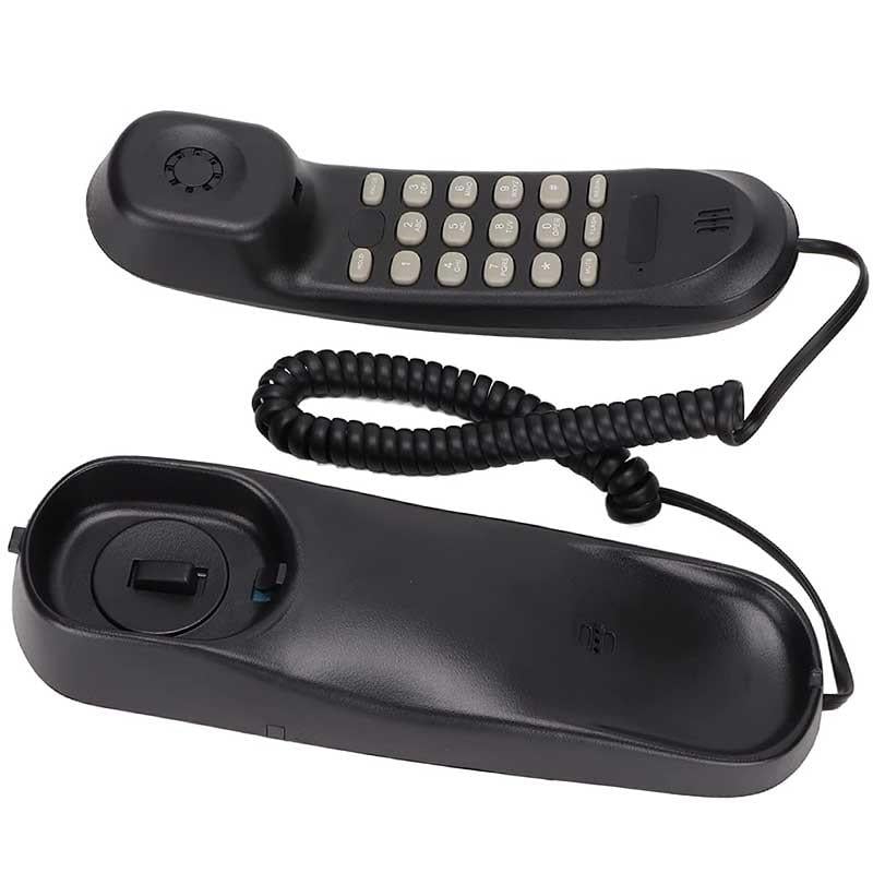 BOTECH MS-3 KABLOLU EKRANSIZ SİYAH DUVAR TELEFONU