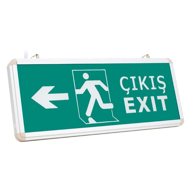 CATA CT-9170 3 WATT LEDLİ ACİL ÇIKIŞ ŞARJLI EXIT LEVHASI (SOLA)