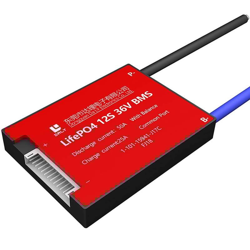 DALY LİFEPO4 BMS 12S 50A BALANSLI - ORTAK PORT