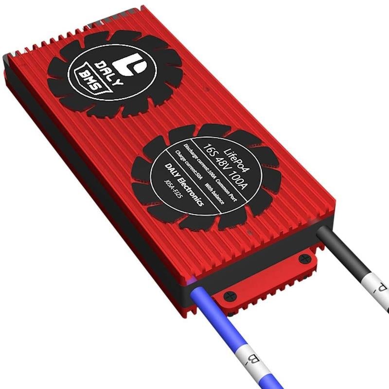 DALY LİFEPO4 BMS 16S 100A BALANSLI - ORTAK PORT