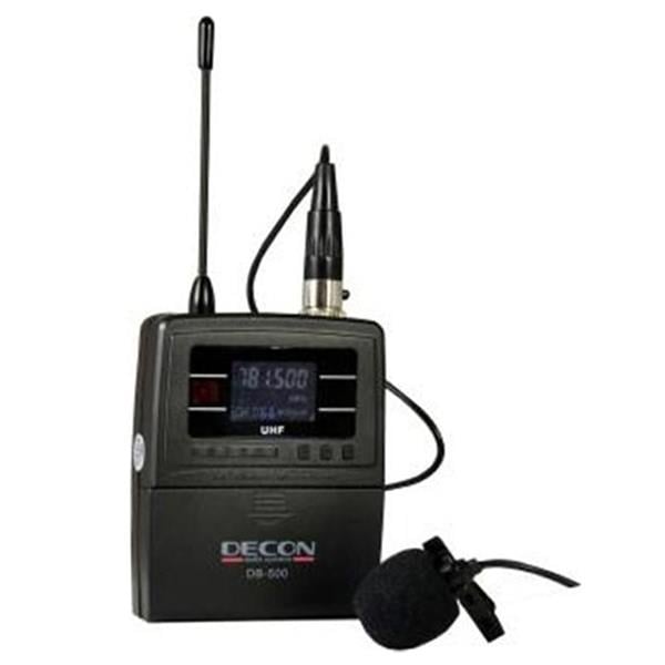 DECON DB-500 WIRELESS UHF YAKA TELSİZ MİKROFONU