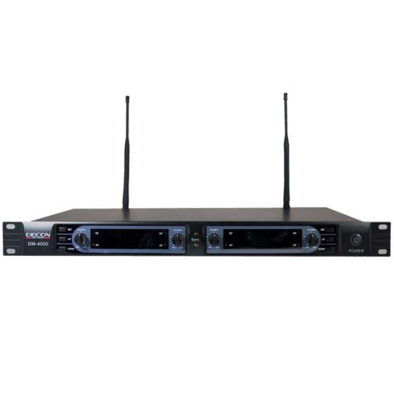 DECON DM-4000 4 KANAL WİFİ UHF TELSİZ MİKROFON ALICI RECEIVER (DH-900-DB-500-DC-600 İLE KULLANILIR)