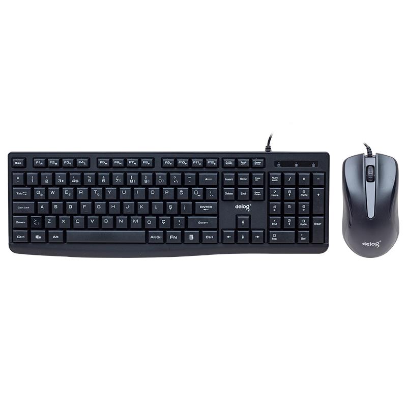 DEİOG DY-813S USB KABLOLU Q KLAVYE+MOUSE SET