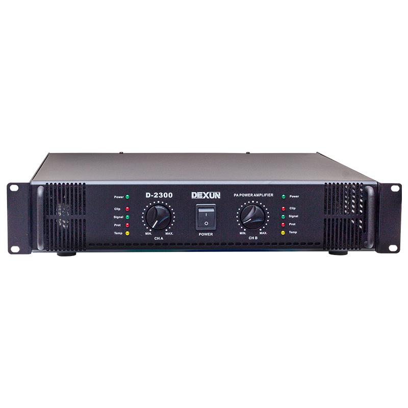 DEXUN D-2300 70V-100V 2X300WATT HAT TRAFOLU POWER ANFİ