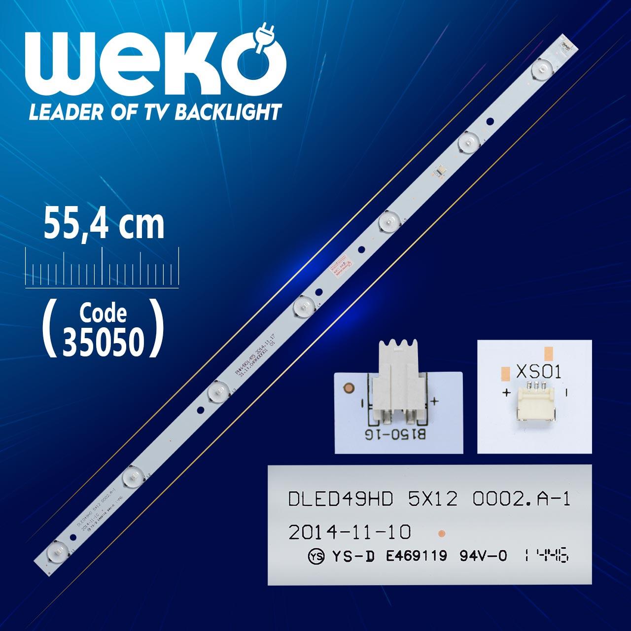 DLED49HD 5X12 0002.A-1 - 55.4 CM 7 LEDLİ - (WK-404)