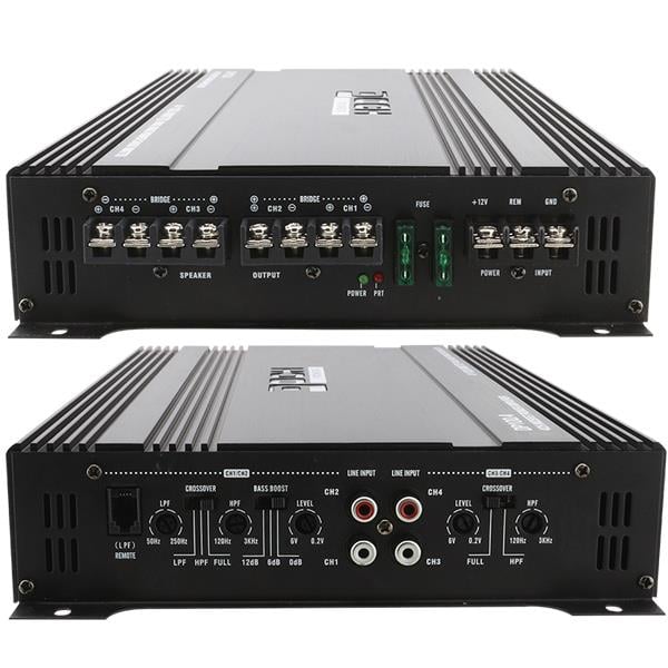 DOCHPOWER DP100.4 4 KANAL 3400 WATT MOSFET OTO ANFİ (BASS KONTROLLÜ)