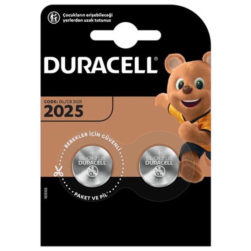 DURACELL CR2025 LİTYUM PİL (2Lİ PAKET FİYATI)