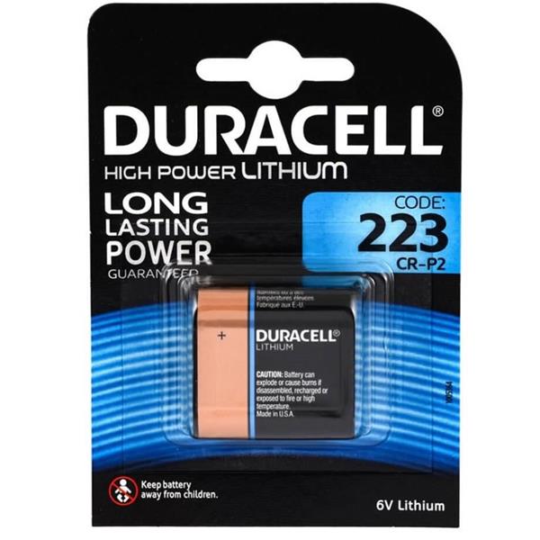 DURACELL CR223A (CR-P2) 6 VOLT LİTYUM PİL (TEKLİ 6*5*30)