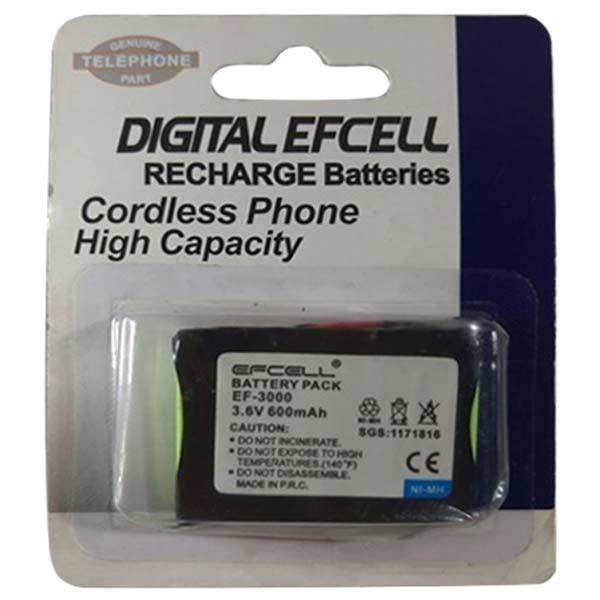 EFCELL EF-3000 3.6 VOLT 600 MAH TELSİZ TELEFON PİLİ
