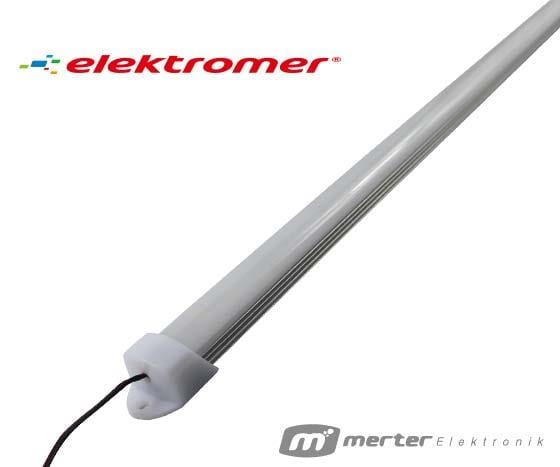 ELEKTROMER 72 LED 12 VOLT 1 METRE BEYAZ MAT DIŞ MEKAN ÇUBUK LED