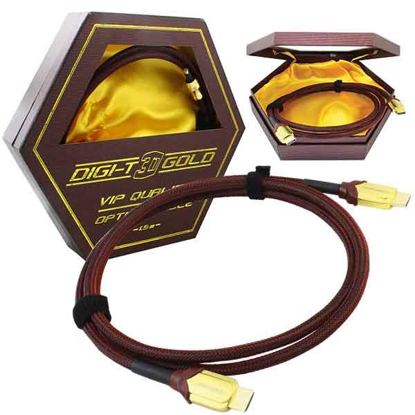 ELEKTROMER DIGI T 3D VIP QUALITY 1.5 METRE HDMI GOLD KABLO