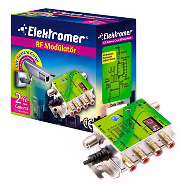 ELEKTROMER MD-620 ÇİFT KAMERA GİRİŞLİ RF MODÜLATÖR