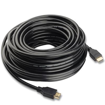 ELEKTROMER PLASTİK DÜZ SİYAH 35 METRE HDMI KABLO