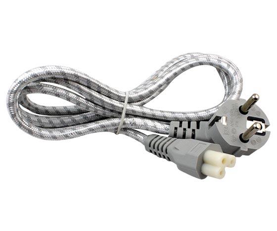ELEKTROMER YONCA ÖRGÜLÜ BEYAZ 1.5 METRE NOTEBOOK KABLOSU