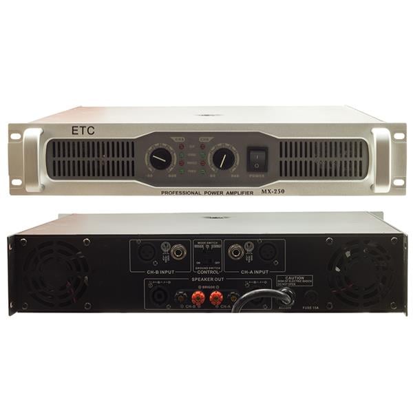 ETC MX-250 2X400 WATT STEREO POWER ANFİ