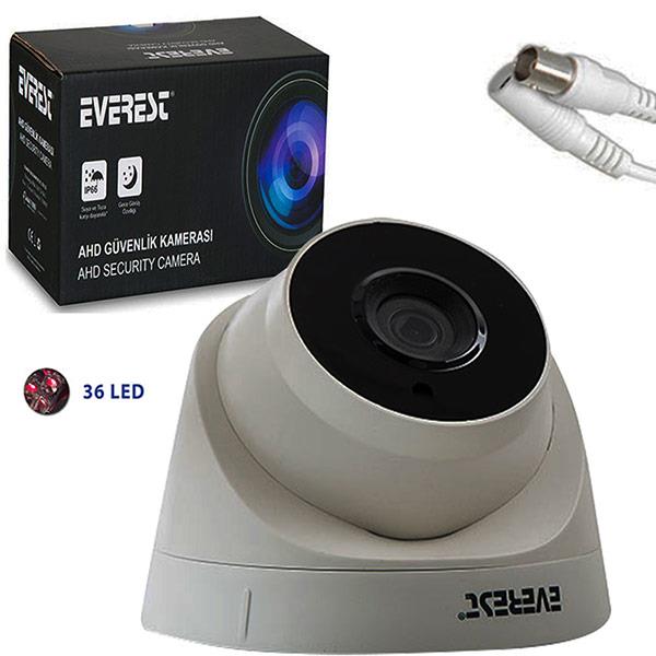 EVEREST DF-939 2.0MP 3.6MM LENS 36 LED DOME KAMERA