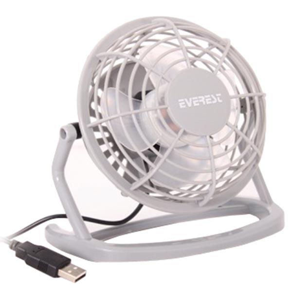 EVEREST EFN-488 PLASTİK USB FAN (SİYAH*MAVİ)
