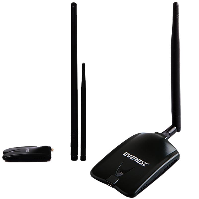 EVEREST EWN-1400 54MPS USB 5X7DBİ ANTENLİ KABLOSUZ ADAPTÖR