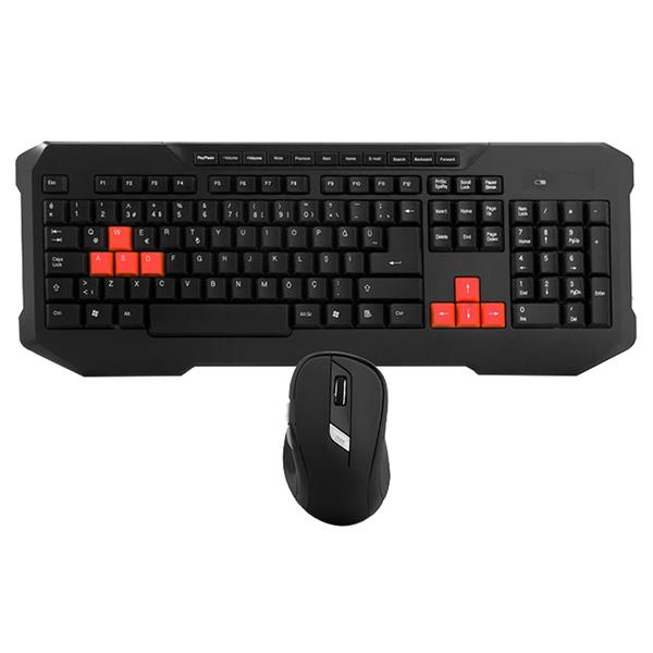 EVEREST KM-9670 USB KABLOSUZ MULTİMEDYA KLAVYE MOUSE SET