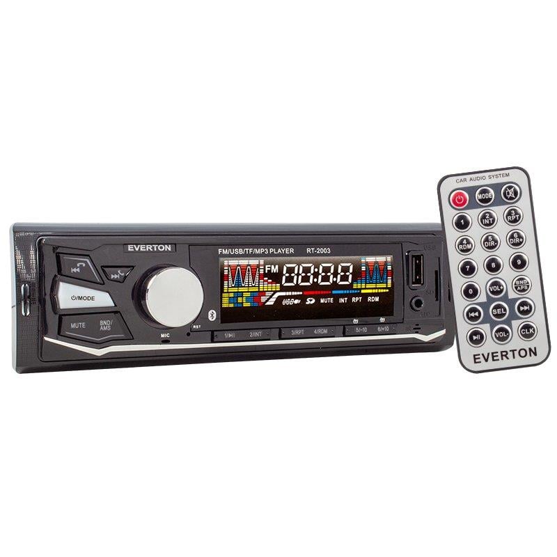 EVERTON RT-2003BT USB/SD/FM/AUX/BT BLUETOOTHLU MEKANİKSİZ OTO TEYP 4X50 WATT