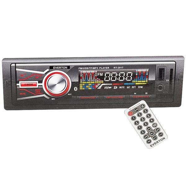 EVERTON RT-2017BT USB/SD/FM/AUX/BT BLUETOOTHLU MEKANİKSİZ OTO TEYP 4X50 WATT
