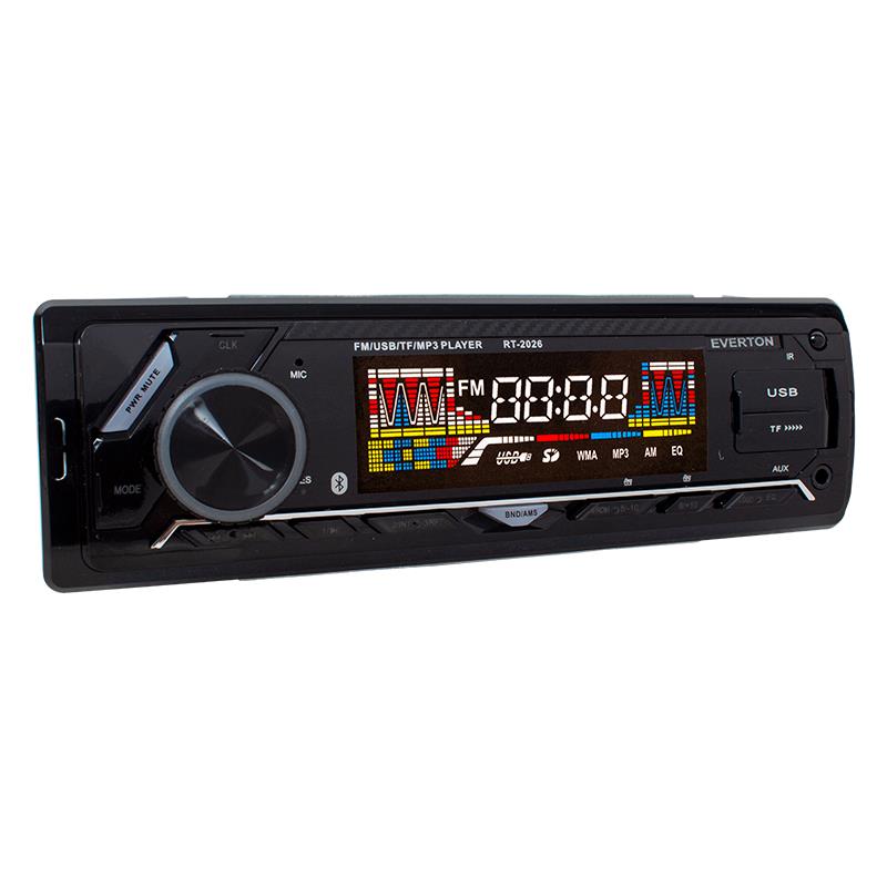 EVERTON RT-2026BT USB/SD/FM/AUX/BT BLUETOOTHLU MEKANİKSİZ OTO TEYP 4X55 WATT