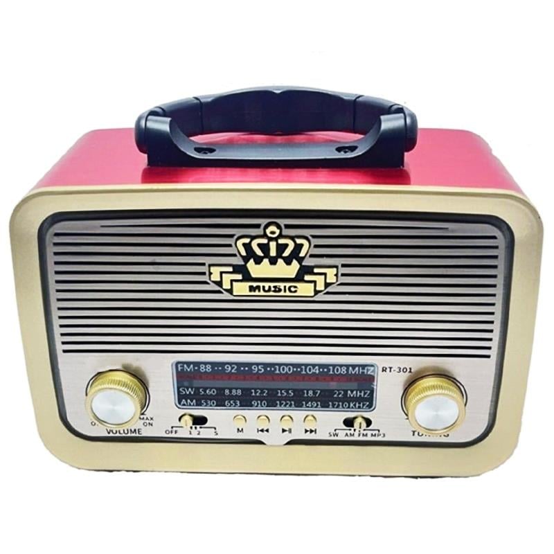EVERTON RT-301 USB/SD/FM/BLUETOOTH DESTEKLİ NOSTALJİK RADYO
