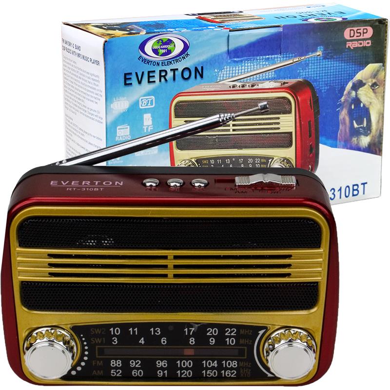 EVERTON RT-310BT * VT-3077  USB/SD/FM/SW RADYO MÜZİK KUTUSU