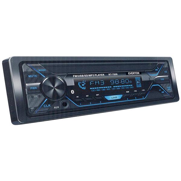 EVERTON RT-7006 ÇIKMA KAFA USB/SD/FM/AUX/BLUETOOTHLU MEKANİKSİZ OTO TEYP 4X50 WATT