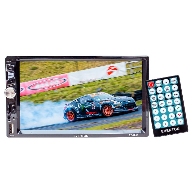 EVERTON RT-7060 7 TFT USB/SD/BLUETOOTH ÖZELLİK GERİ VİTES KAMERALI DOUBLE DIN OTO TEYP
